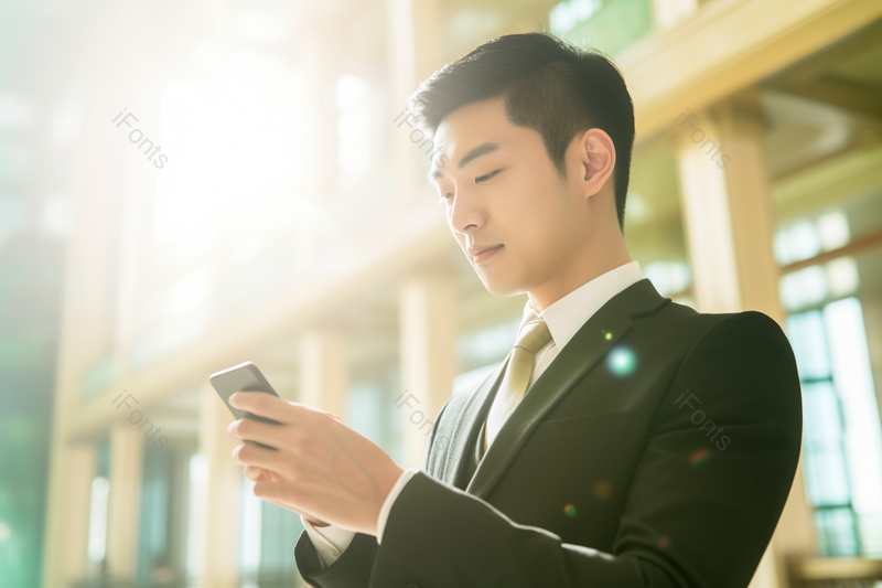 楼宇下的商务人士拿手机特写,高清,摄影图,摄影图片,图片大全,摄影图免费下载